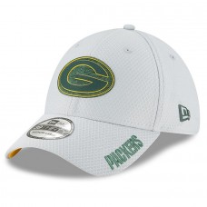Mens Gray New Era Green Bay Packers 2018 NFL Training Camp Official 39THIRTY Flex Hat 3059673